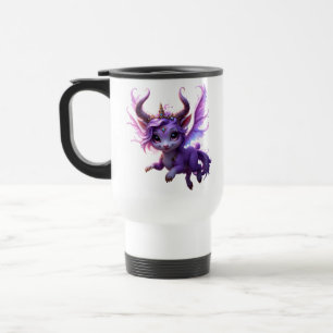 Taza De Viaje Guardián del Reino bajo la Luz de la Luna – Violet