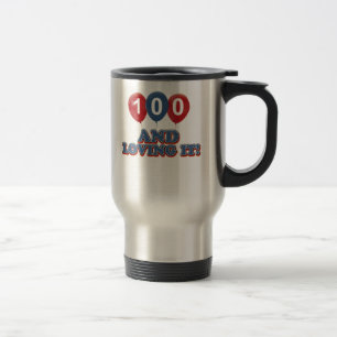 Taza De Viaje Guay 100 diseños del cumpleaños de los años