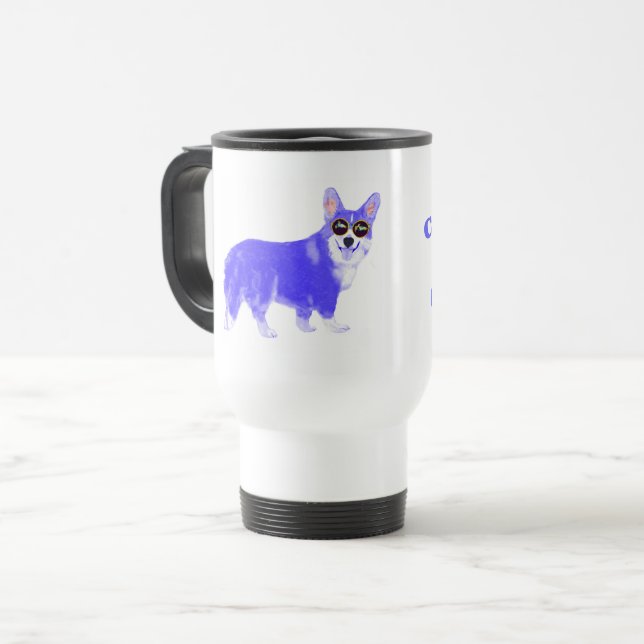 Taza De Viaje Guay Corgi (Anverso izquierdo)