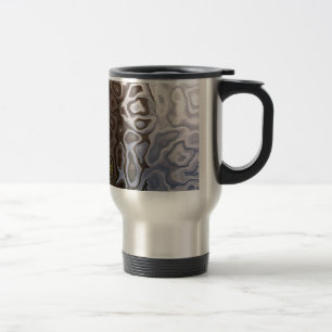 Taza De Viaje Guay Resumen Brown, Gray, Travel Mug