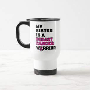 Taza De Viaje Guerrero/bloque/hermana... Cáncer de mama