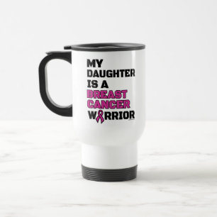Taza De Viaje Guerrero/bloque/hija... Cáncer de mama