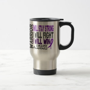 Taza De Viaje Guerrero de la epilepsia