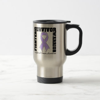 Taza De Viaje Guerrero del combatiente del superviviente del