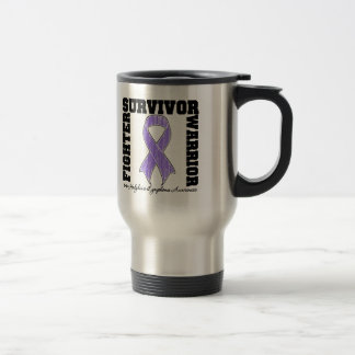 Taza De Viaje Guerrero del combatiente del superviviente del