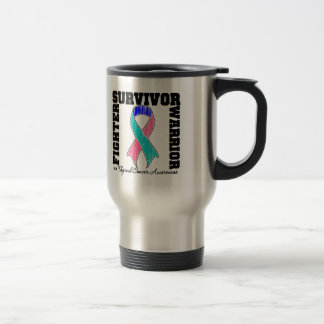 Taza De Viaje Guerrero del combatiente del superviviente del