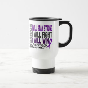 Taza De Viaje Guerrero del Fibromyalgia