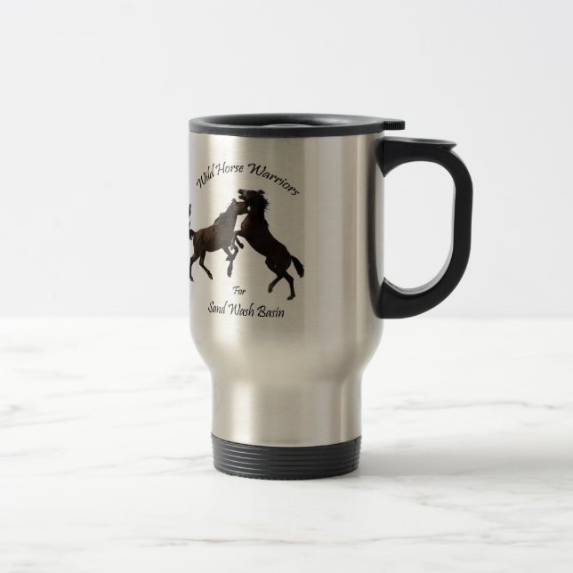 Taza De Viaje Guerreros del caballo salvaje (Derecha)
