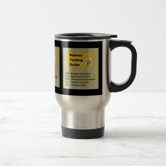 Taza De Viaje Guía de envío de texto para retenes (Derecha)