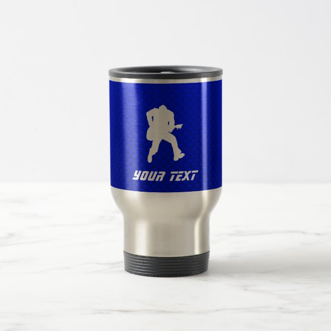 Taza De Viaje Guitarrista azul (Centro)