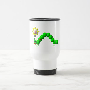 Taza De Viaje Gusano de tinta con una idea