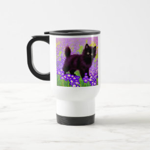 Taza De Viaje Gustav Klimt Black Kitten