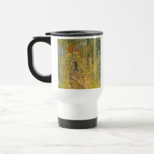 Taza De Viaje Gustav Klimt Farm Garden con Crucifix