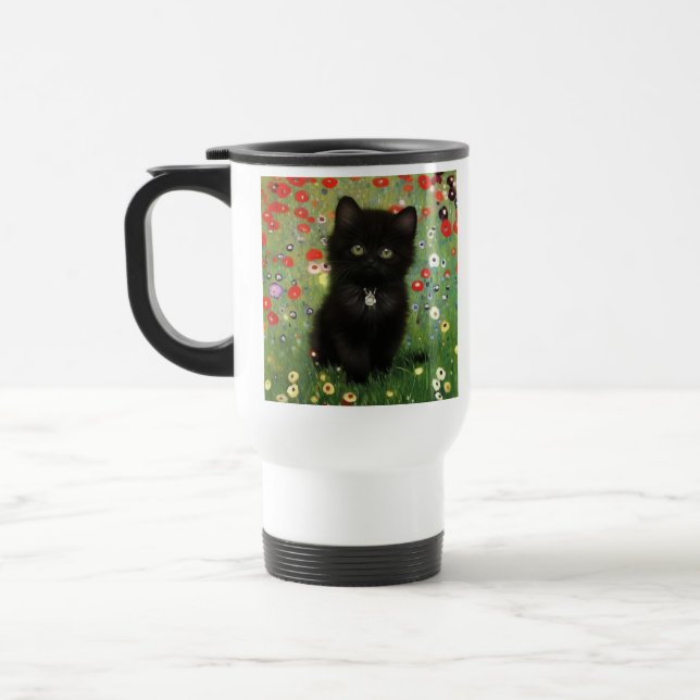 Taza De Viaje Gustav Klimt Kitten (Izquierda)