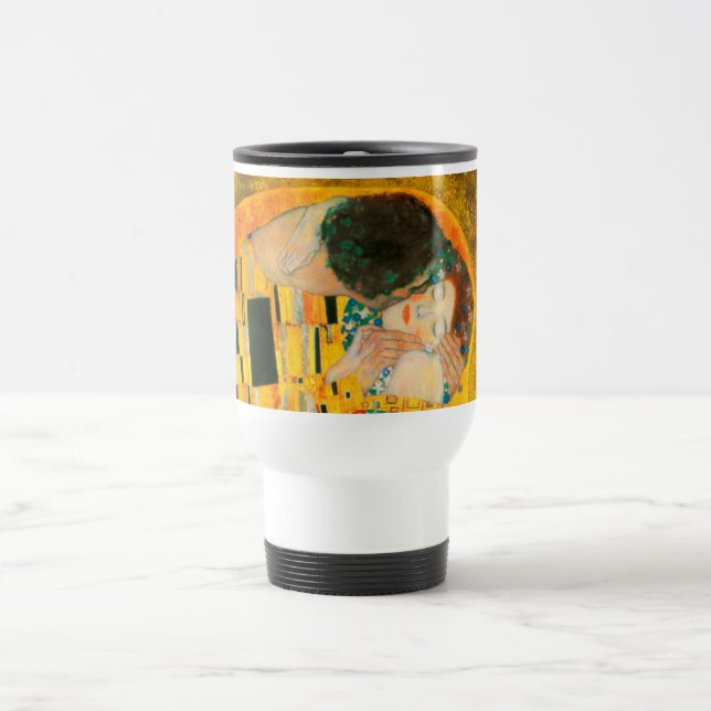 Taza De Viaje Gustav Klimt The Kiss (Centro)