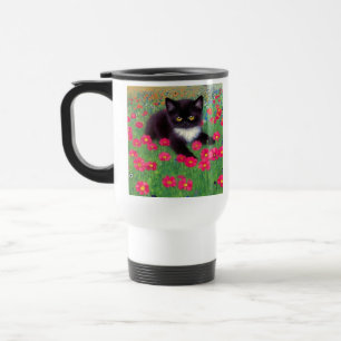 Taza De Viaje Gustav Klimt Tuxedo Cat