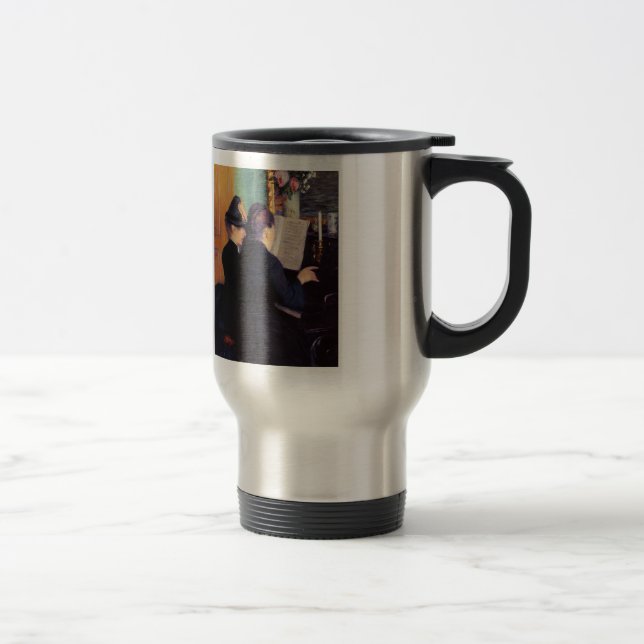 Taza De Viaje Gustavo Caillebotte- la lección de piano (Derecha)