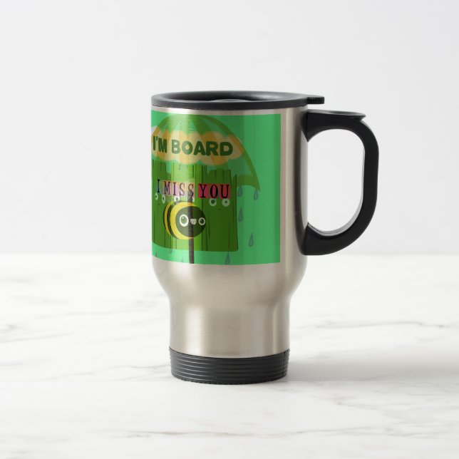 Taza De Viaje Hablando en sentido amplio, te extraño (Derecha)