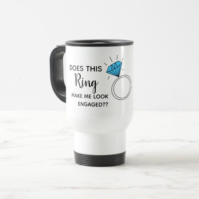 Taza De Viaje hace este anillo hacen que parece enganchado (Anverso izquierdo)