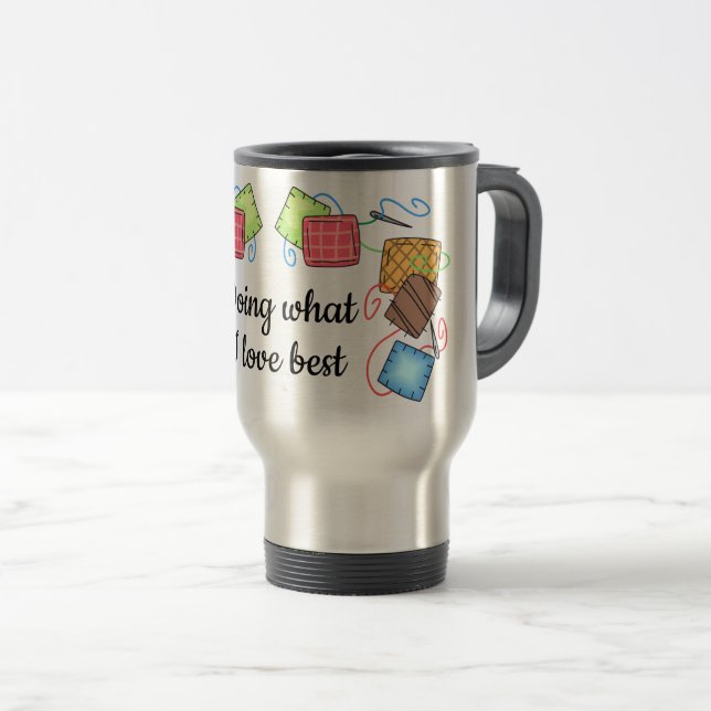 Taza De Viaje Hacer lo que más me gusta (Anverso derecho)