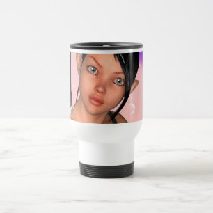 Taza De Viaje Hada bajo arcoíris