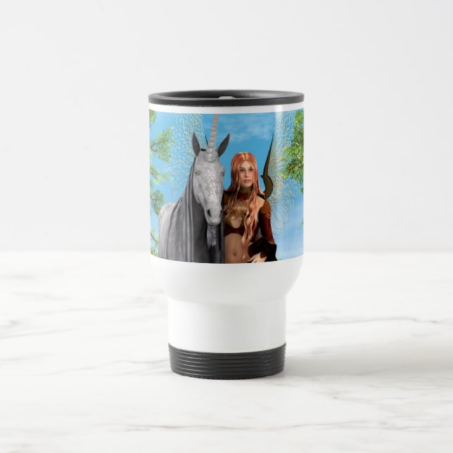 Taza De Viaje Hada y Unicornio (Centro)