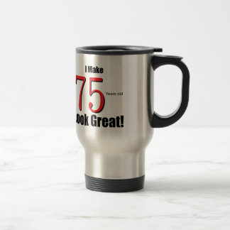 Taza De Viaje ¡Hago 75 años de la mirada grandes!