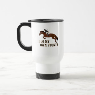 Taza De Viaje Hago Propio Chica De Caballos De Pie
