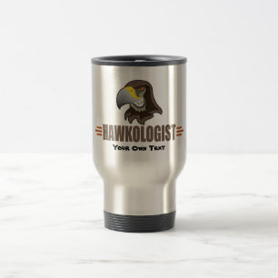 Taza De Viaje HALCONES - Aves, Mascota del Equipo Deportivo Esco