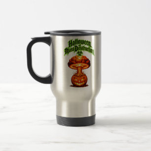 Taza De Viaje Halloween de Destrucción Masiva Linterna de Jack T