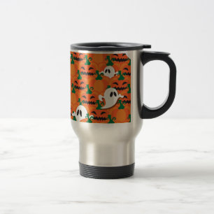 Taza De Viaje Halloween Halloween Parche De Fantasmas