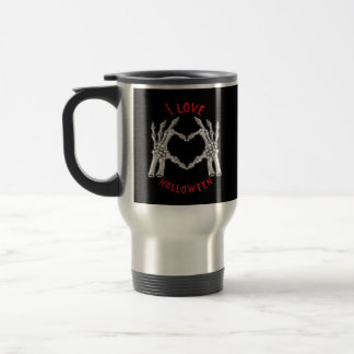 Taza De Viaje Halloween Skeletal Manos Manos Divertidas divertid