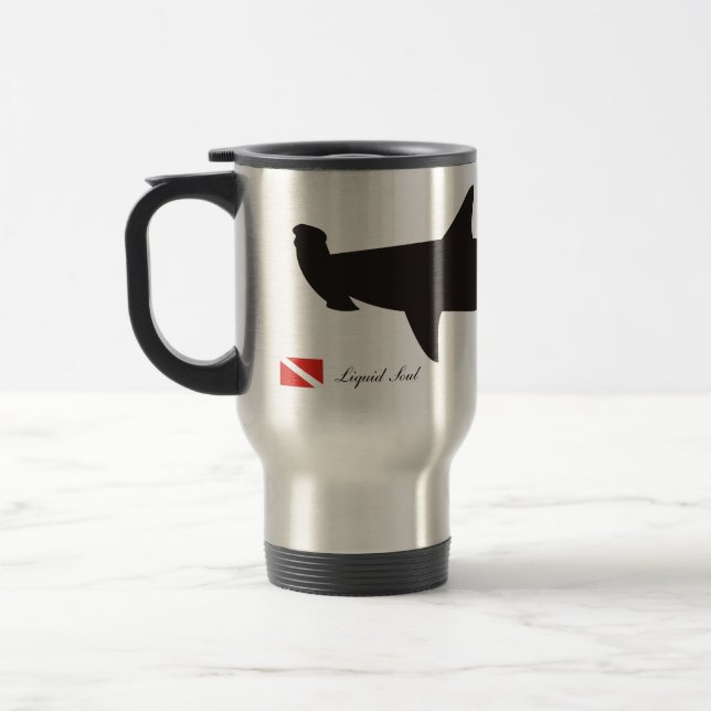 Taza De Viaje Hammerhead Shark - Travel Mug (Izquierda)