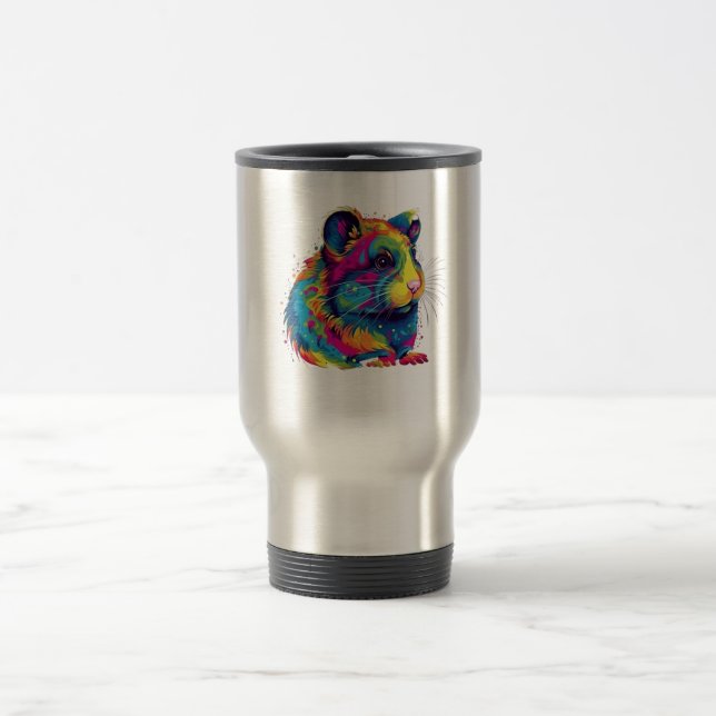 Taza De Viaje hámster lindo (Centro)