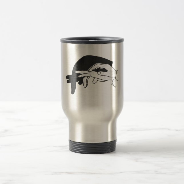 Taza De Viaje Hand Silhouette Anteater (Centro)