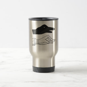 Taza De Viaje Hand Silhouette Duck