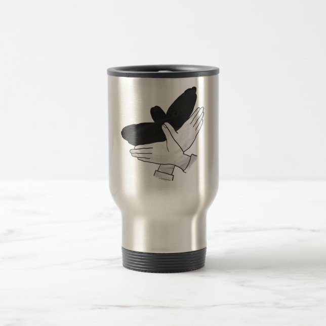Taza De Viaje Hand Silhouette Eagle (Centro)