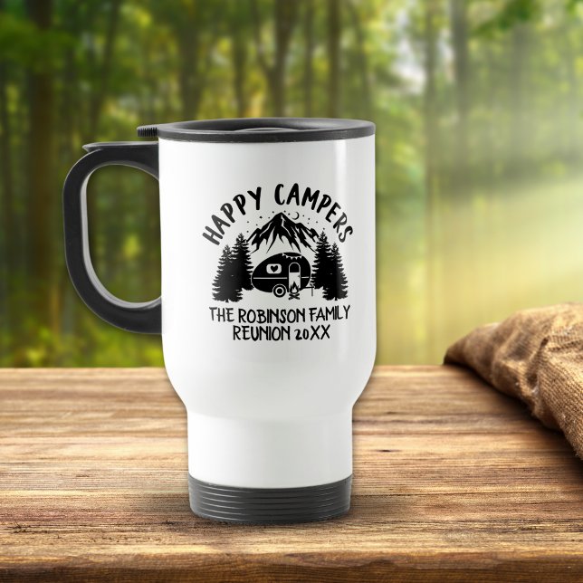 Taza De Viaje Happy Campers Family Reunion (Subido por el creador)
