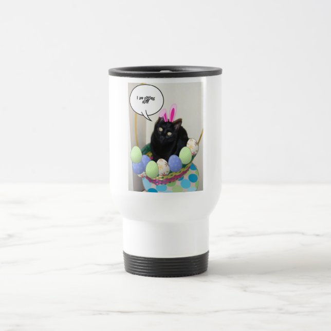 Taza De Viaje Happy Easter Kitty (Centro)