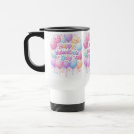 Taza De Viaje Happy Valentine’s Day Mug – Cute Love Gift