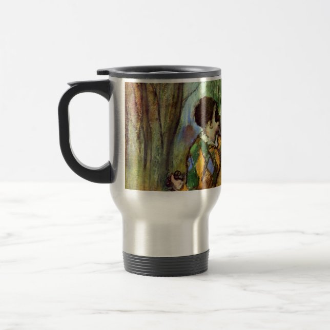 Taza De Viaje Harlequin y Columbine por Edgar Degas (Izquierda)