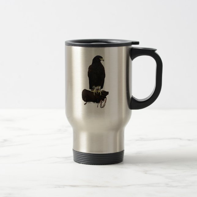 Taza De Viaje Harris Hawk en guante (Derecha)