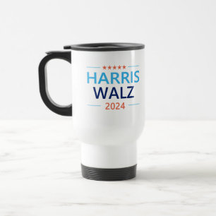 Taza De Viaje Harris Walz 2024 para presidente