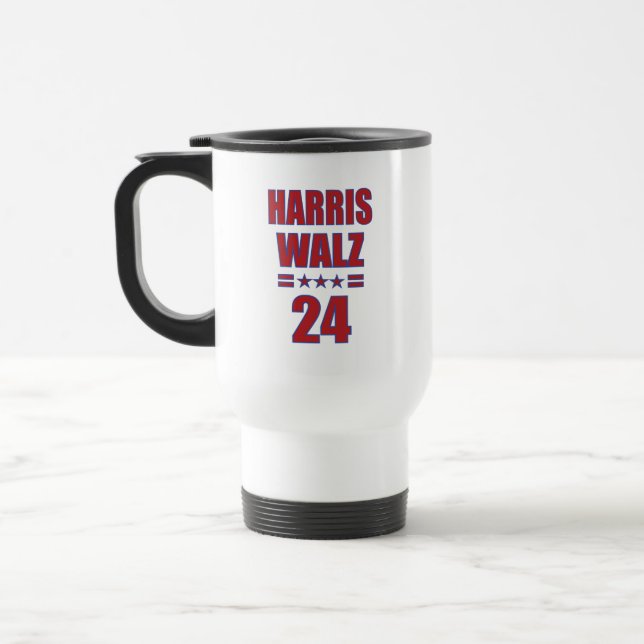 Taza De Viaje Harris Walz, por el pueblo (Izquierda)