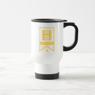 Taza De Viaje Harry Potter| Banner monograma de Hufflepuff
