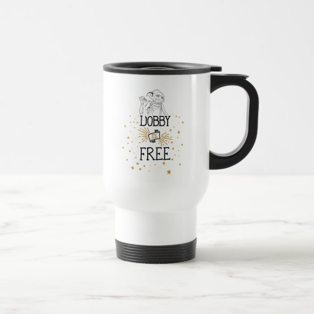 Taza De Viaje Harry Potter | Dobby Is Free (Derecha)