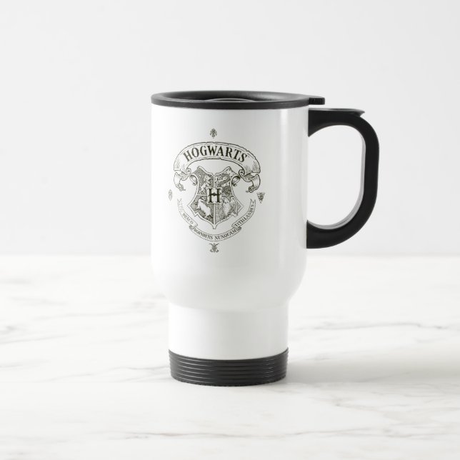 Taza De Viaje Harry Potter| Escudo de banner de Hogwarts (Derecha)
