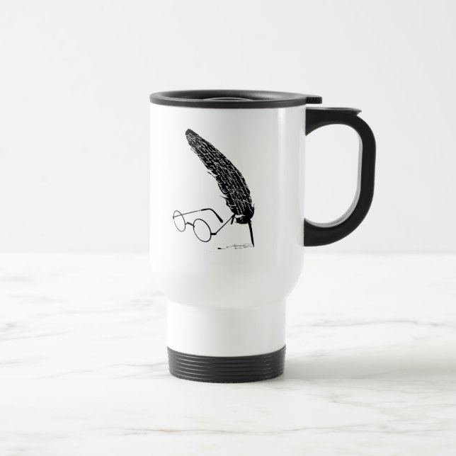 Taza De Viaje Harry Potter | Gafas y Pluma (Derecha)
