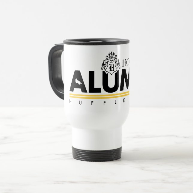 Taza De Viaje Harry Potter | HOGWARTS™ Alumni HUFFLEPUFF™ (Anverso izquierdo)