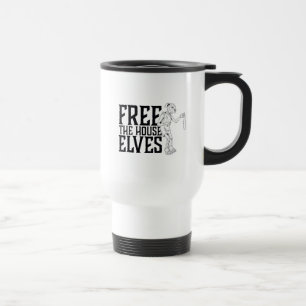 Taza De Viaje Harry Potter   Libera a los Elfos Domésticos